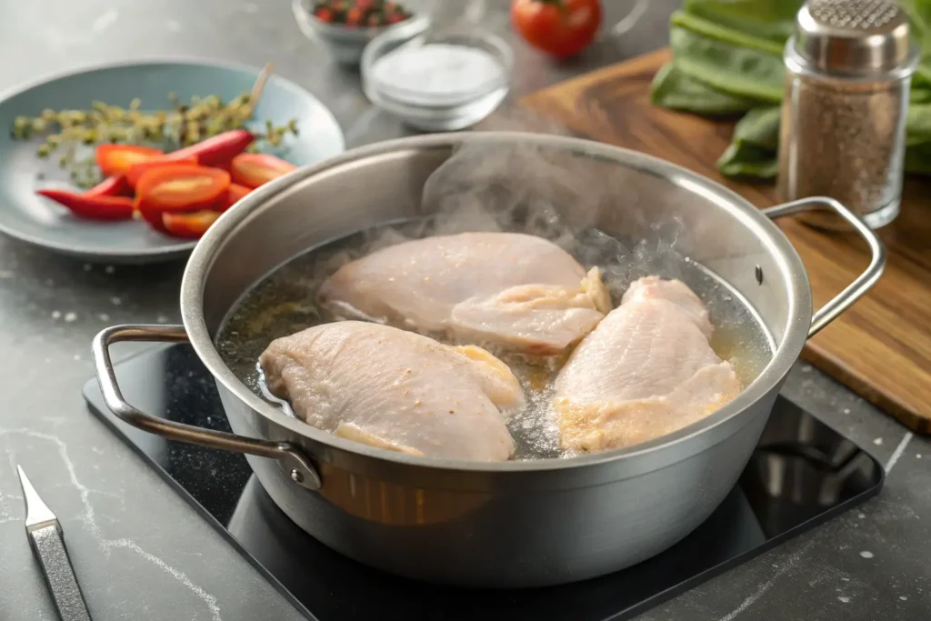 Boil Frozen Chicken