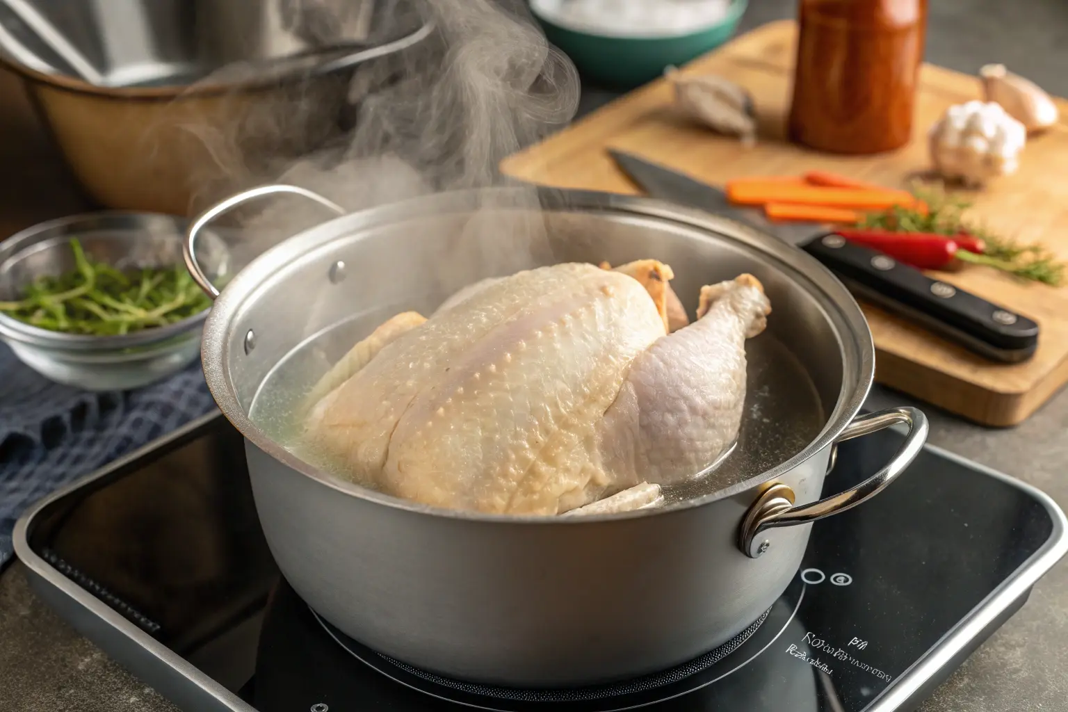 Boil Frozen Chicken
