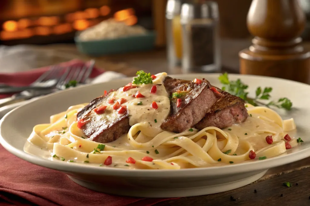 Cajun Cream Steak Alfredo