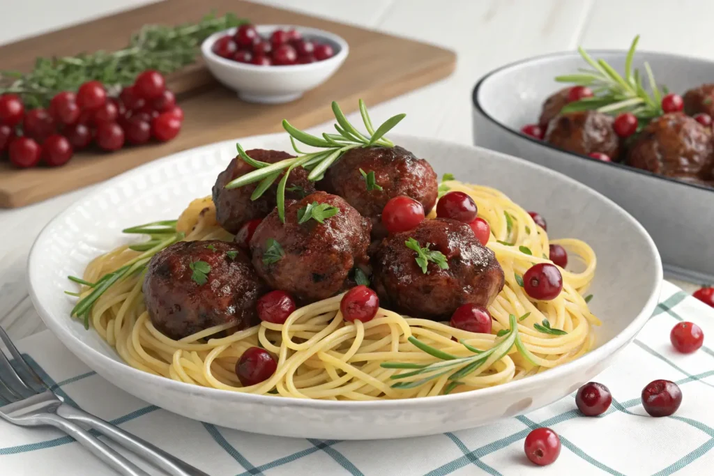Cranberry Meatballs