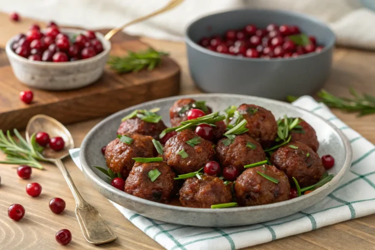 Cranberry Meatballs