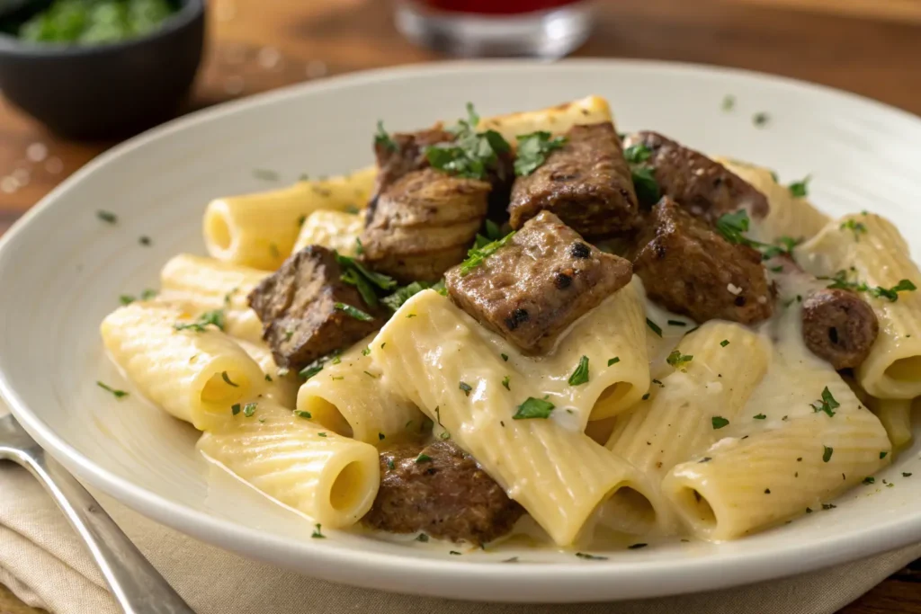 Steak Bites with Creamy