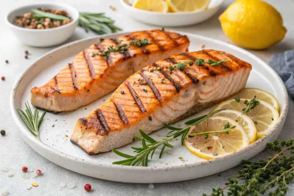 Grilled Salmon Steaks