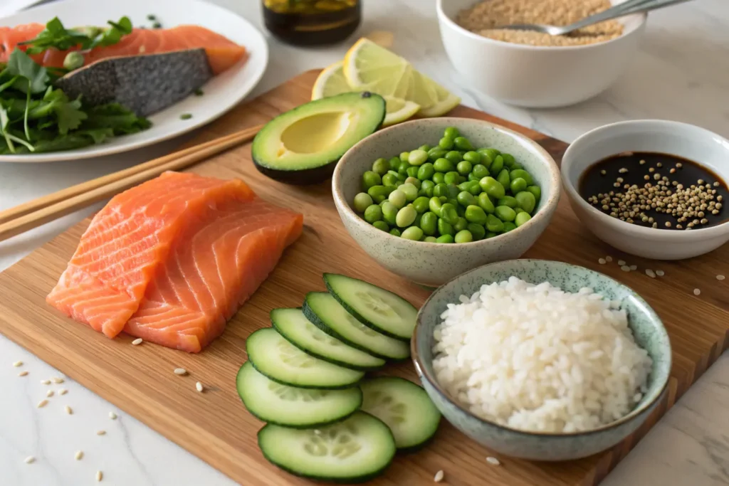 Salmon Rice Bowl