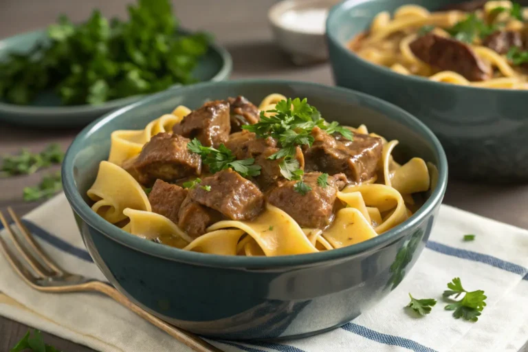 Pot Beef Stroganoff