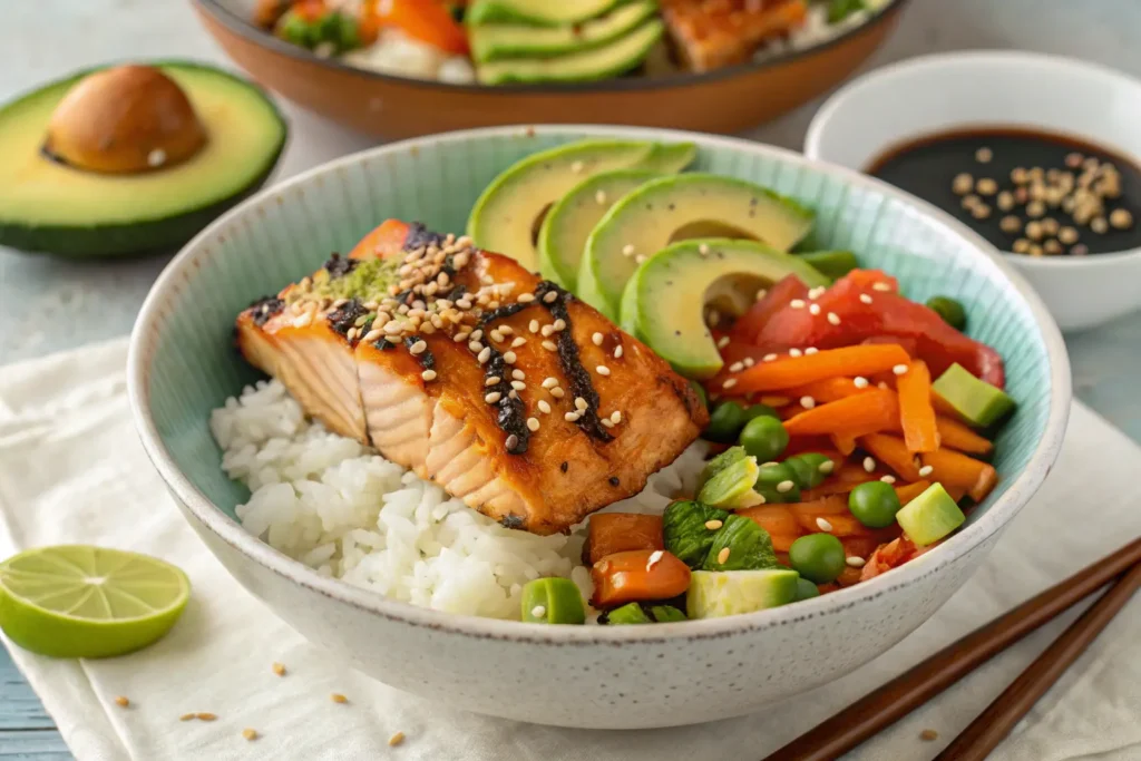 Salmon Rice Bowl