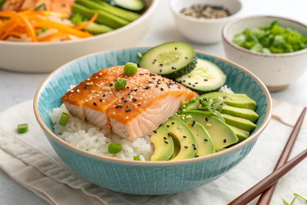 Salmon Rice Bowl