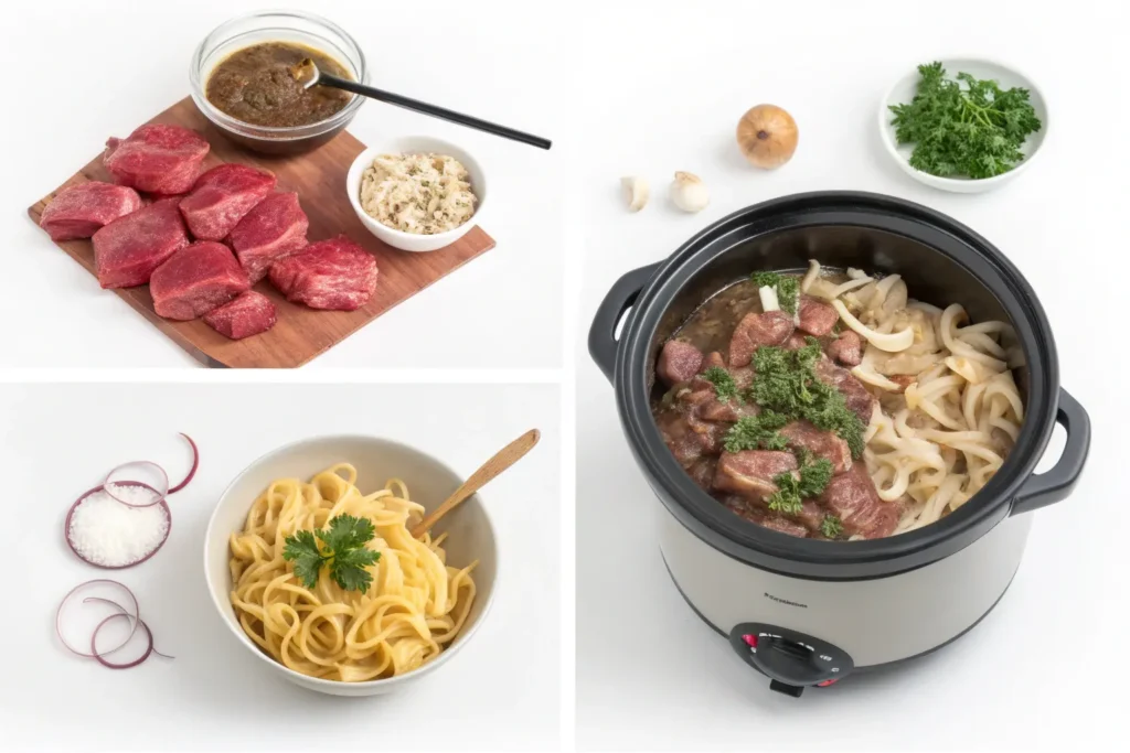 Pot Beef Stroganoff