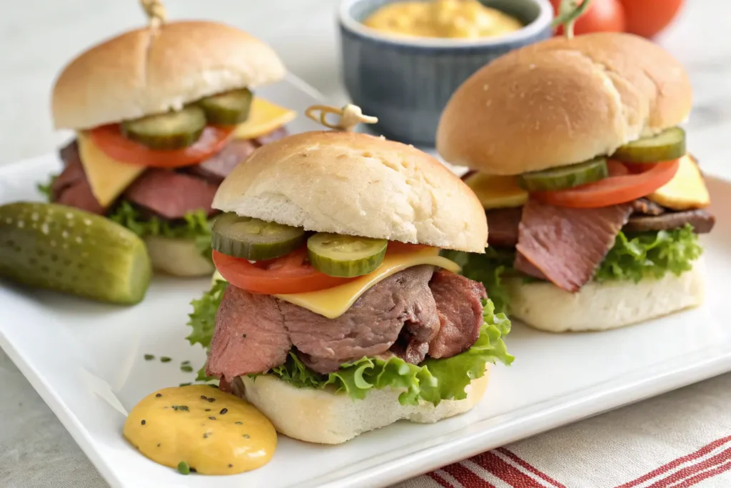 Roast Beef Sliders