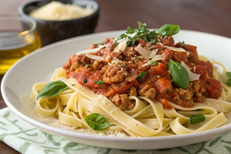 Turkey Bolognese