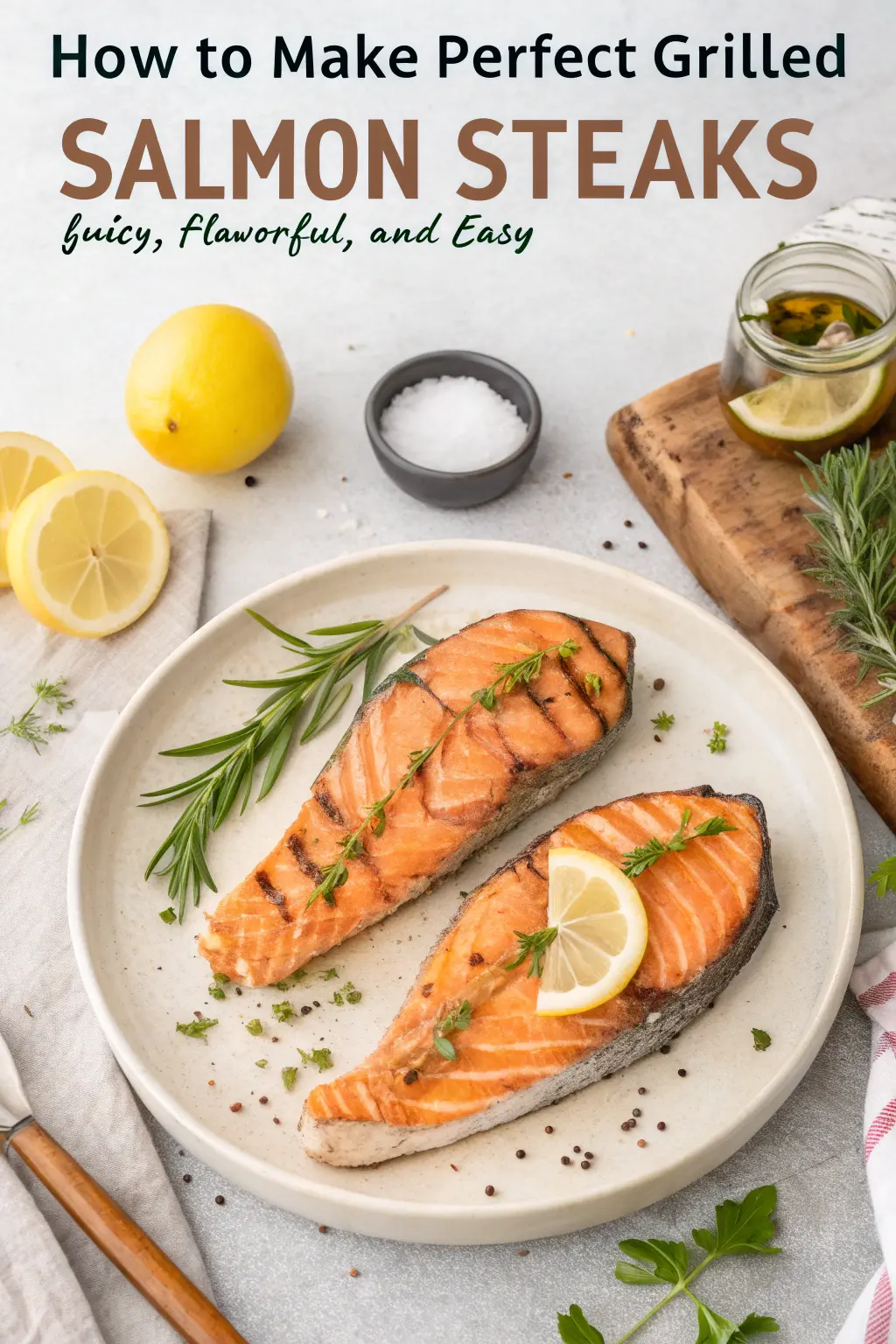 Grilled Salmon Steaks