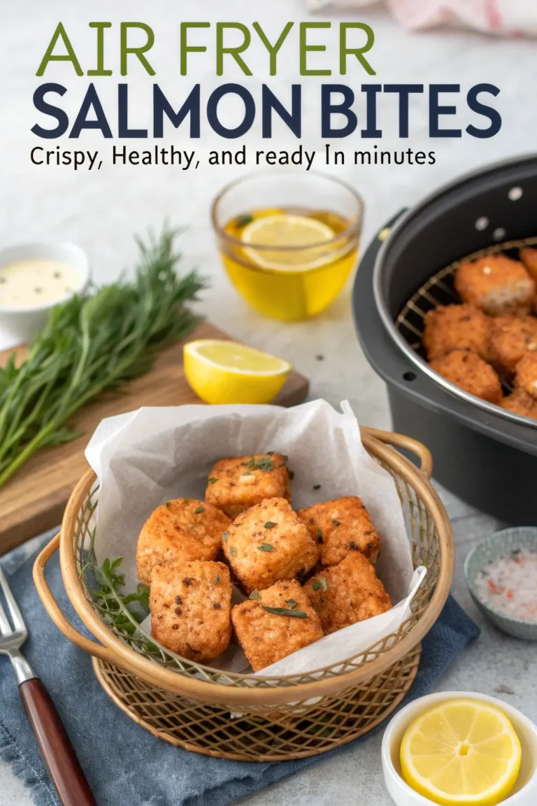Air Fryer Salmon Bites