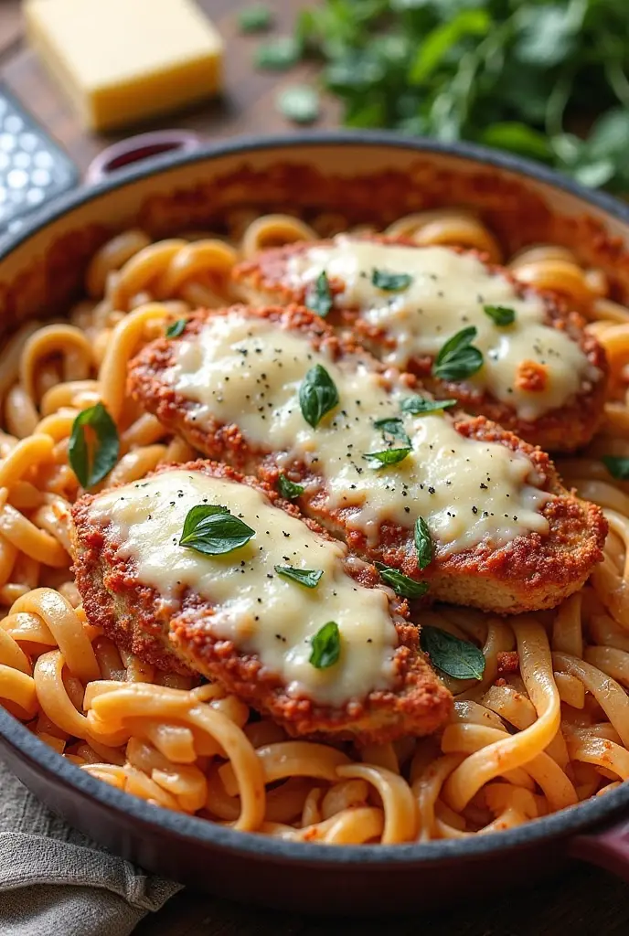Chicken Parmesan Pasta