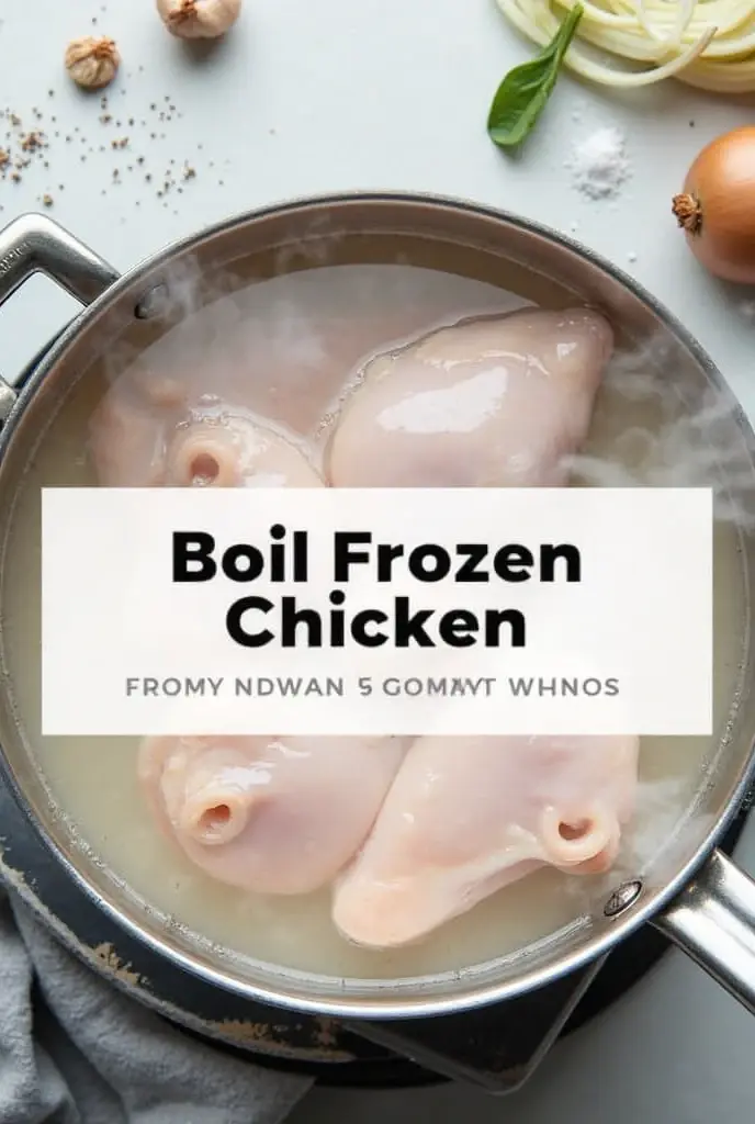 Boil Frozen Chicken