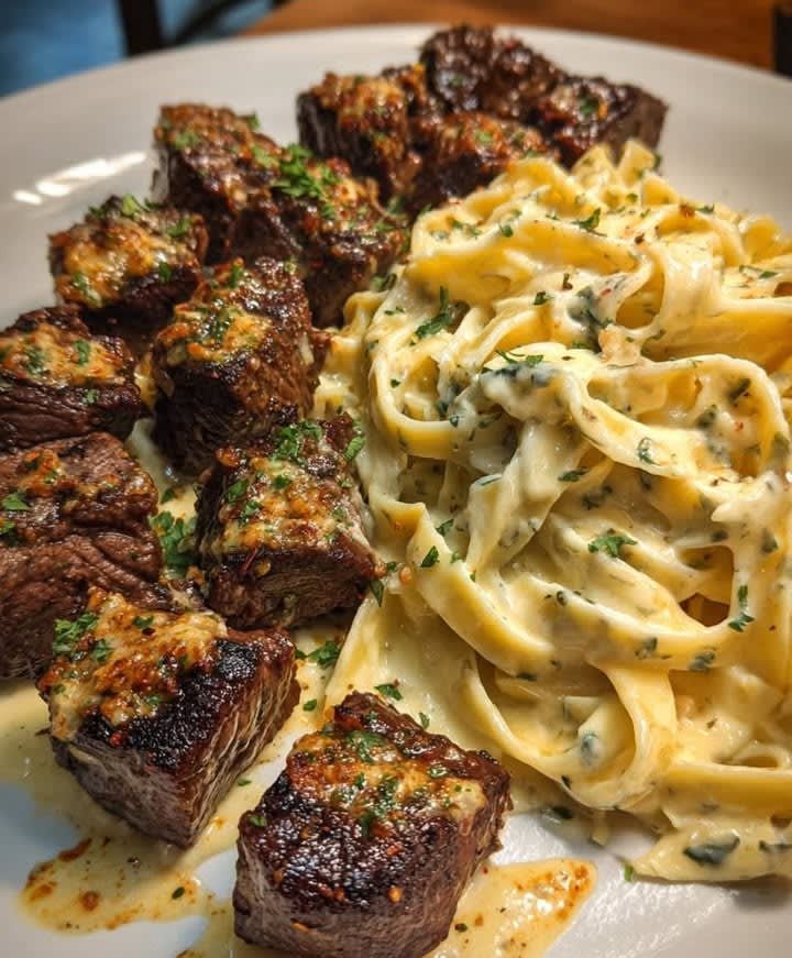 Cajun Cream Steak Alfredo