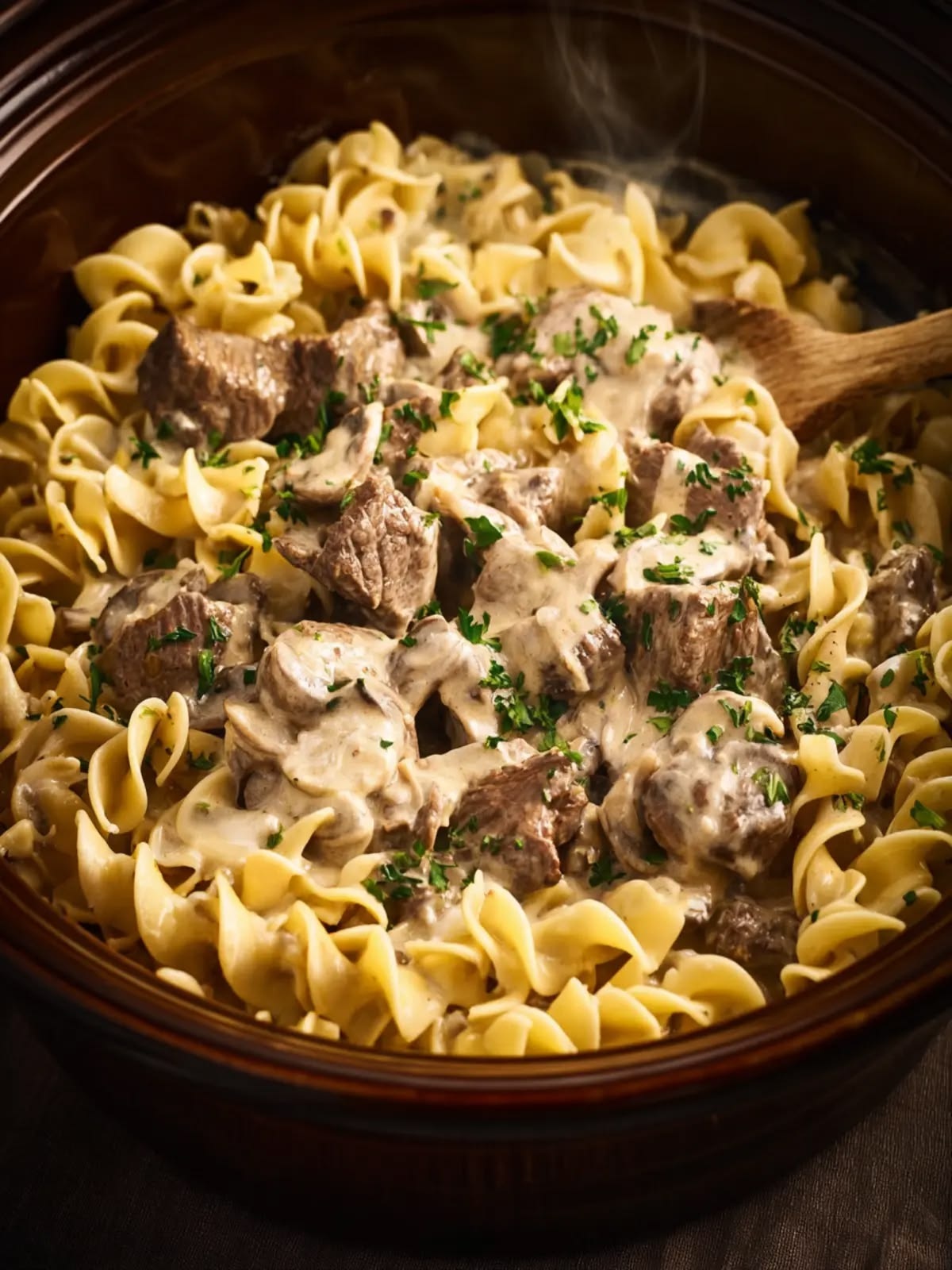 Pot Beef Stroganoff
