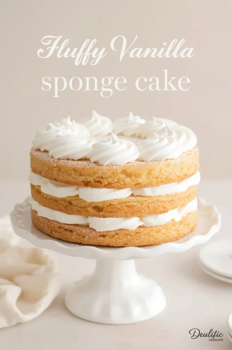 Fluffy Vanilla Sponge