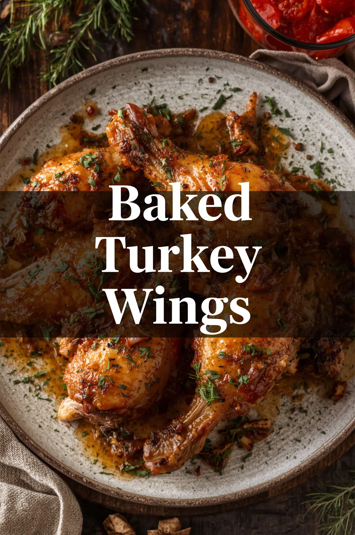 Baked Turkey Wings