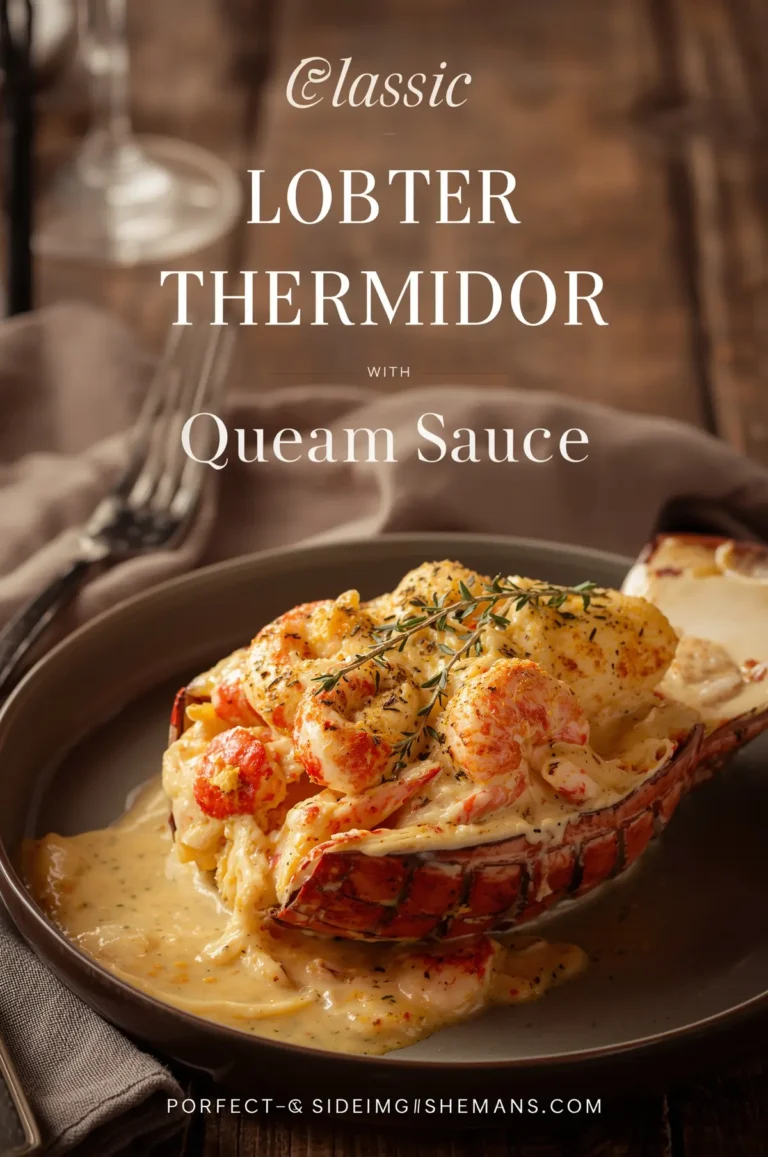 Lobster Thermidor with Cream Sauce