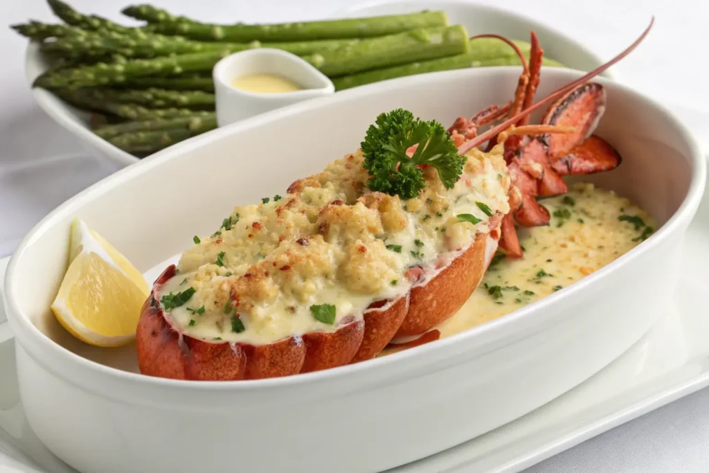 Lobster Thermidor with Cream Sauce