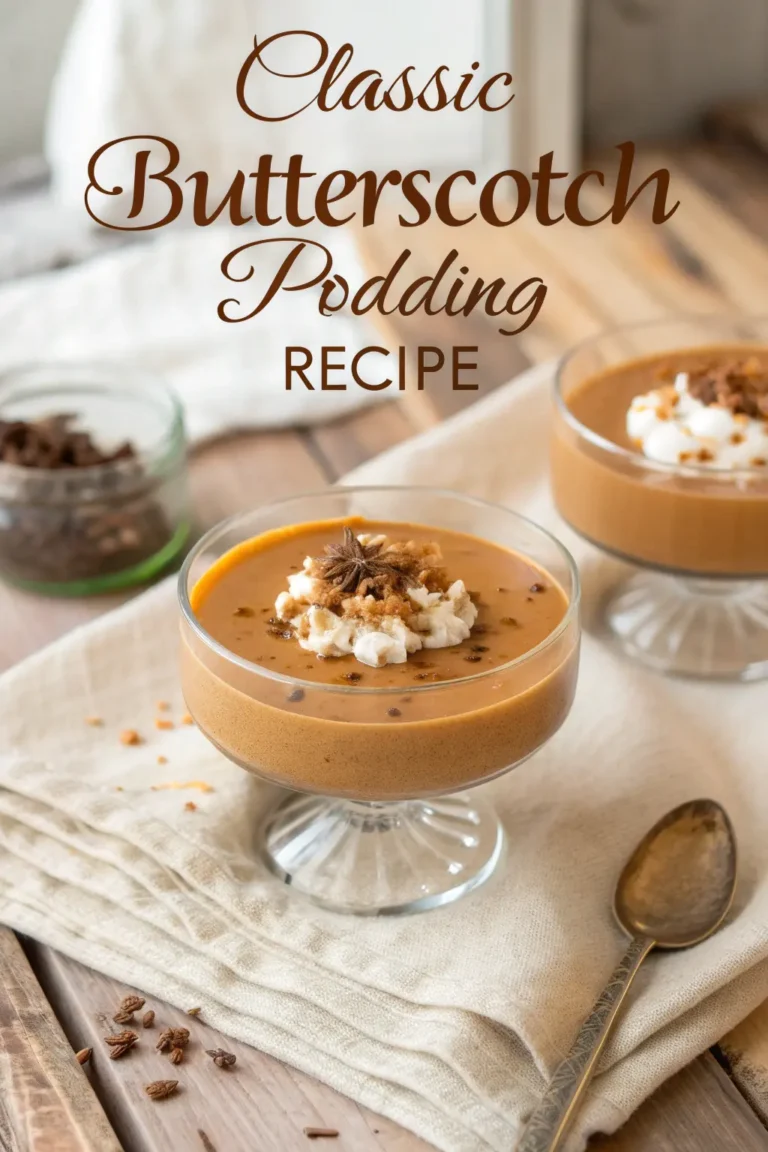 Butterscotch Pudding
