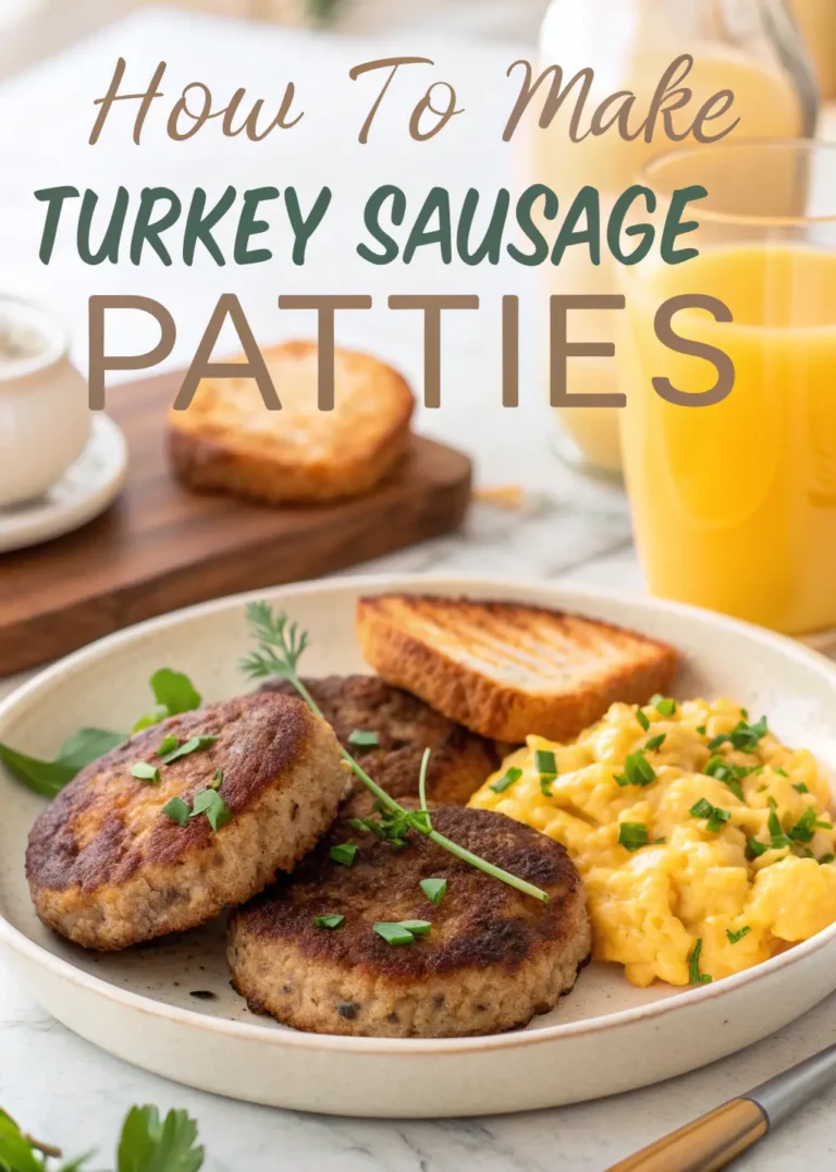 Turkey Sausage Patties
