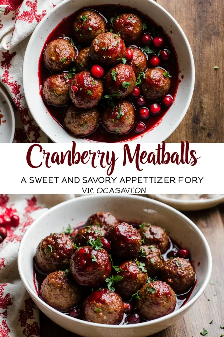Cranberry Meatballs