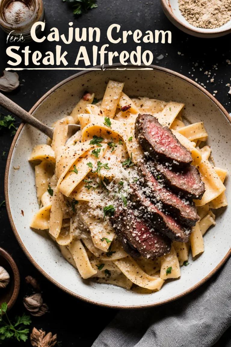 Cajun Cream Steak Alfredo