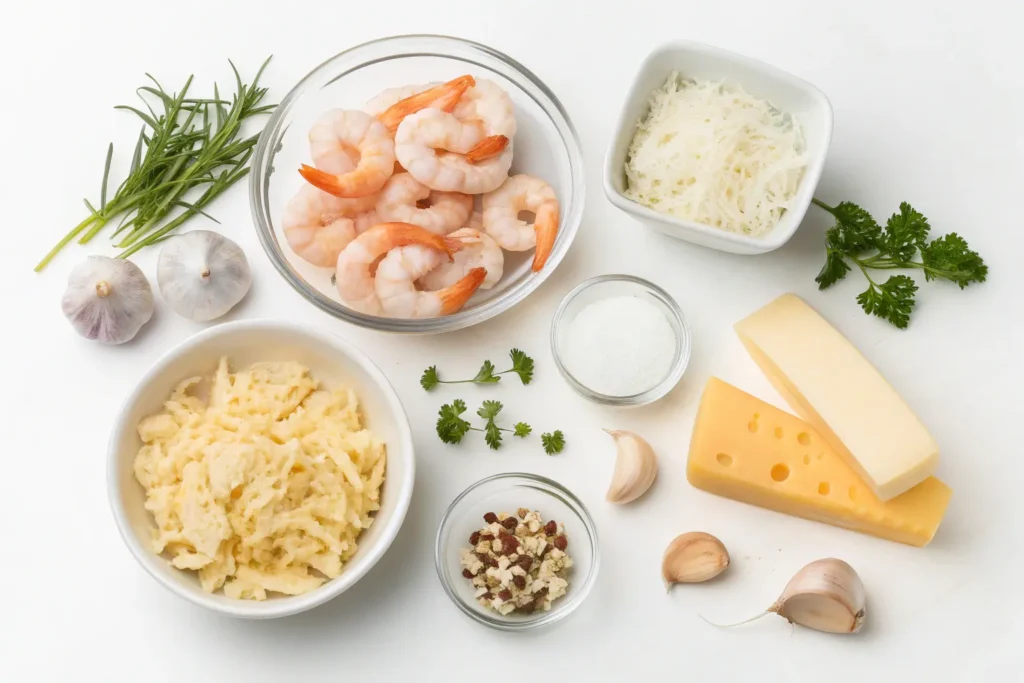 Garlic Shrimp Gratin