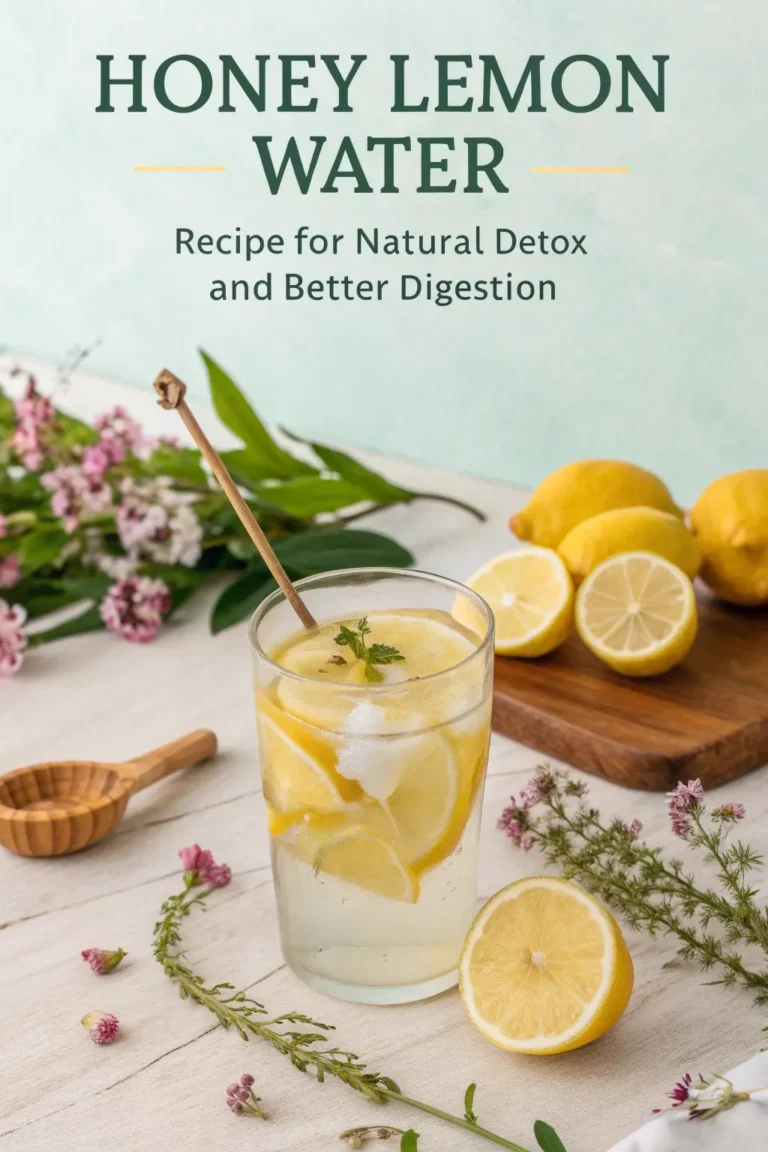 Honey Lemon Water