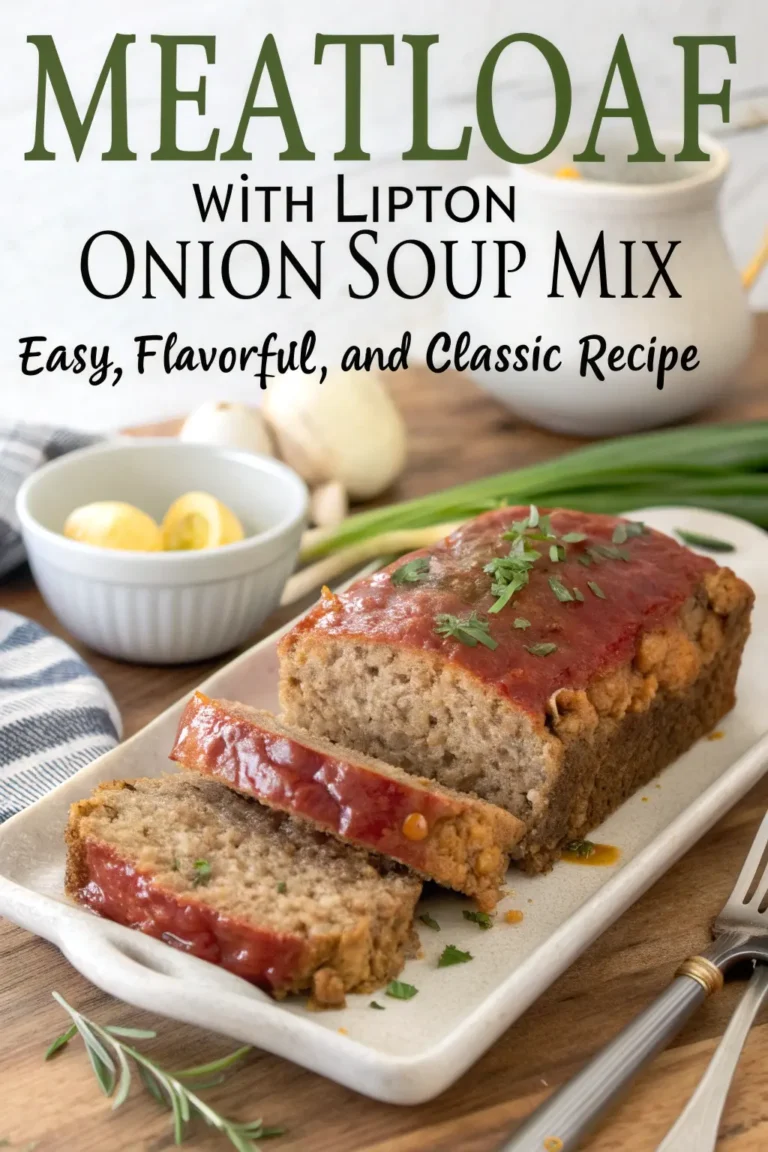 Meatloaf with Lipton Onion