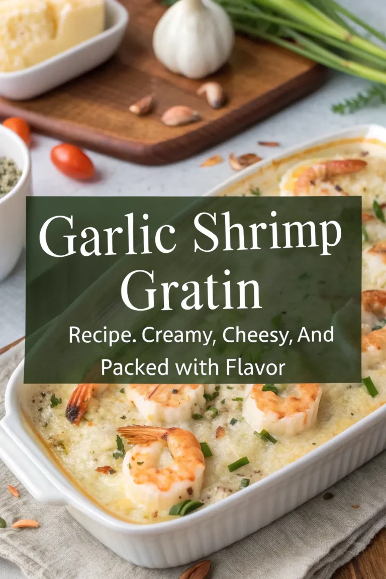 Garlic Shrimp Gratin