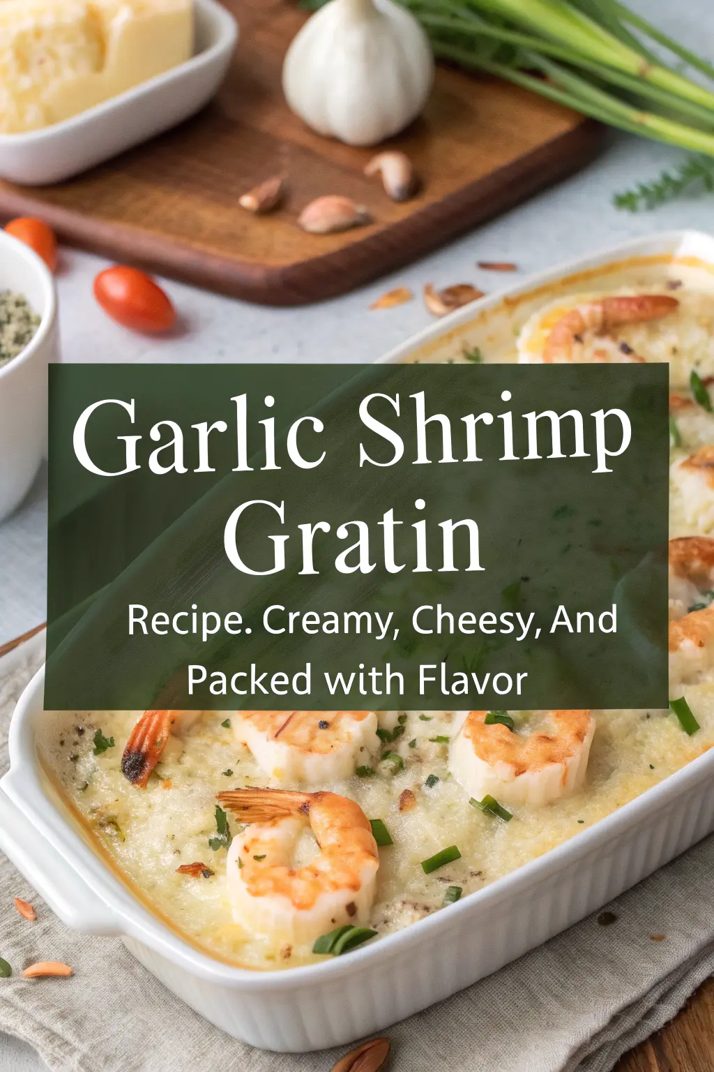 Garlic Shrimp Gratin
