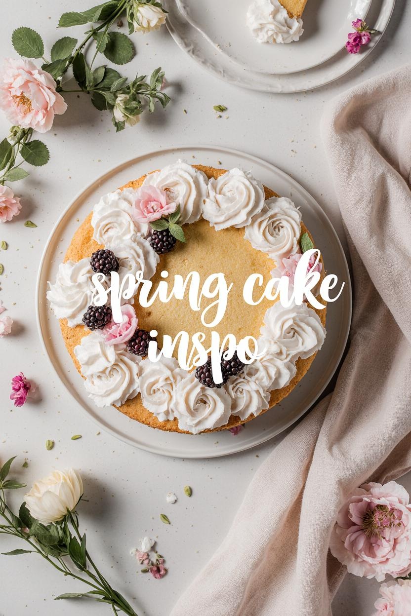 spring cake inspo
