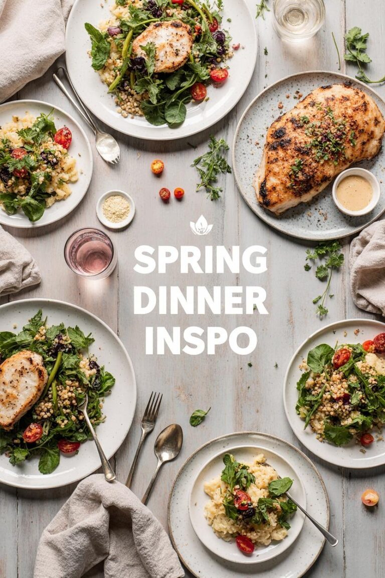 Spring Dinner Inspo