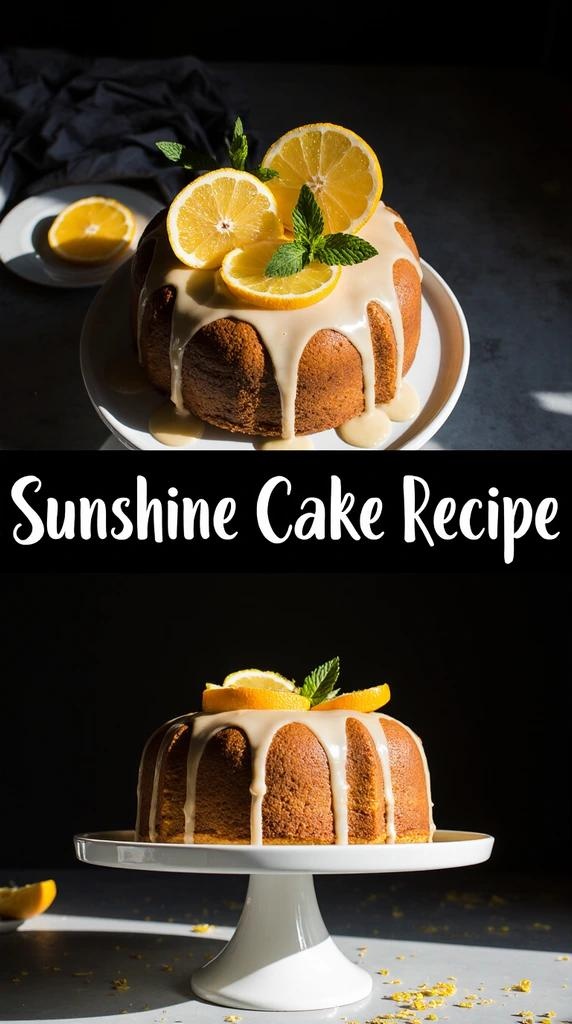 Sunshine Cake Recipe