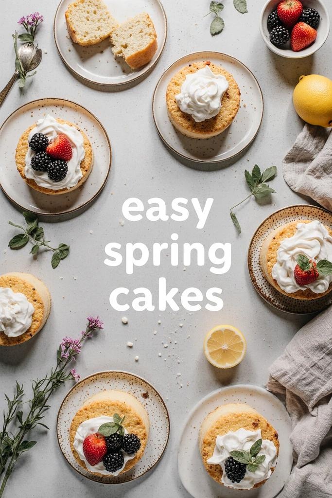 Easy Spring Cakes