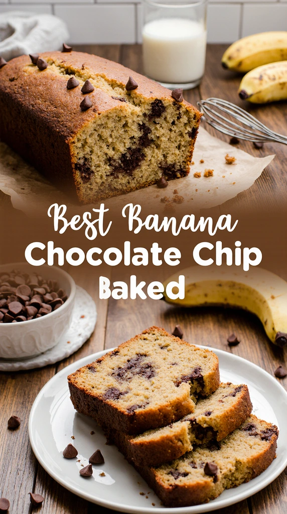 Banana Chocolate Chip Baked