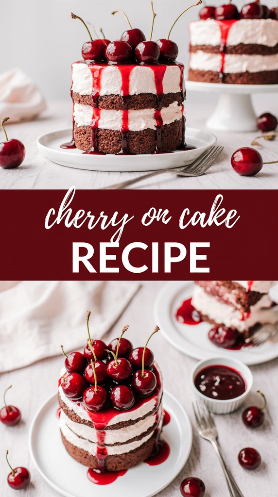 Cherry on Cake Recipe