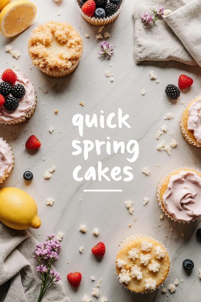 Quick Spring Cakes